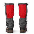 thumbnail image 2 of M Buder Polainas de Nieve Impermeables y Cortavientos para Senderismo, Escalada y Deportes de Invierno al Aire Libre, Cubiertas de Botas Resistentes al Desgarro para Adultos (Rojo), 2 of 9