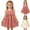 Pink, variant on ATOGUTA Girls Tutu Dress Summer Kids Skater Twirl A Line Tank Dress for School Casual Holiday Party Size 2T-7, Pink