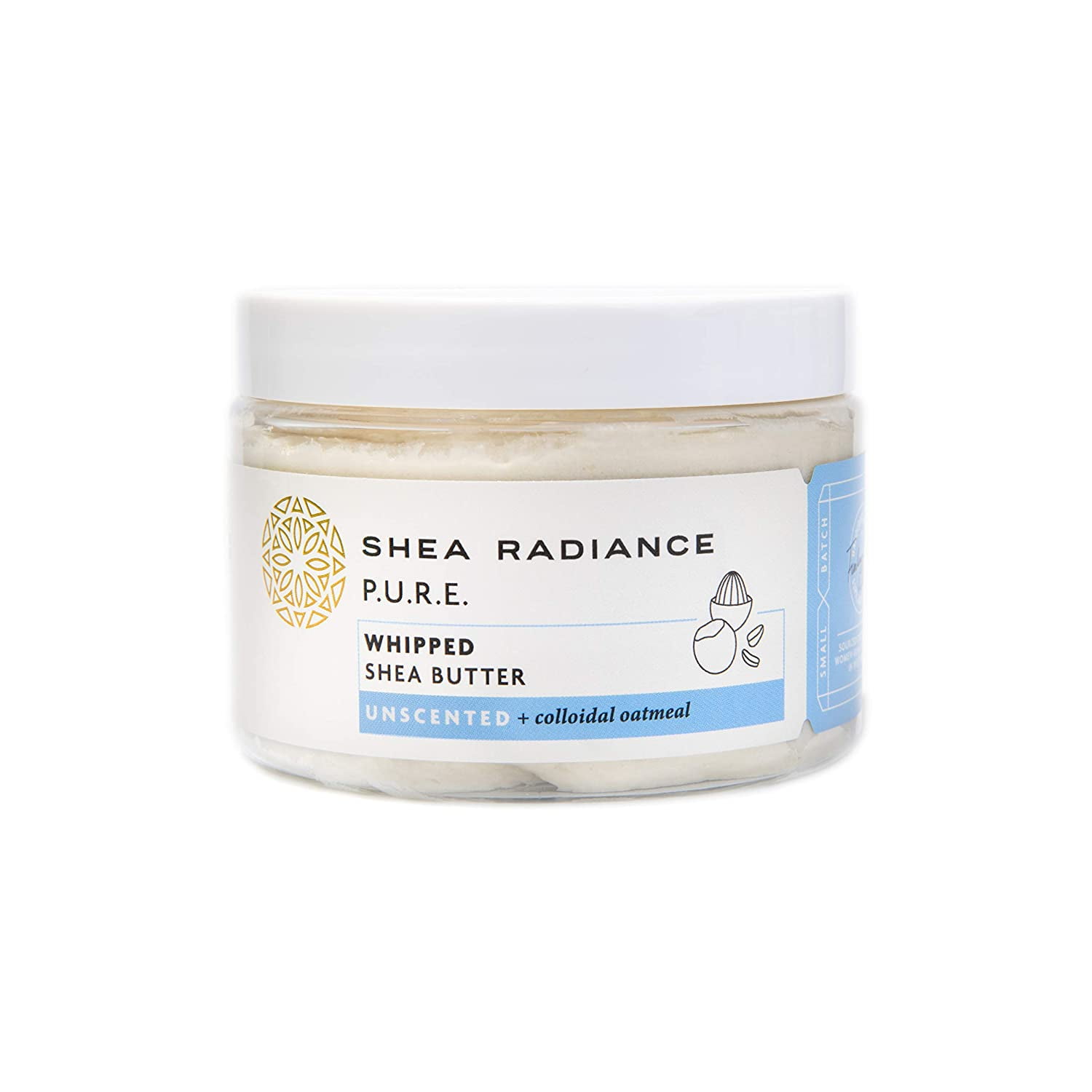 Shea Radiance Whipped Shea Butter, Unscented 7 oz