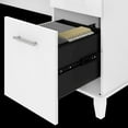 thumbnail image 5 of Bush Furniture Somerset 72" L Shaped Desk with Storage, White, 5 of 8