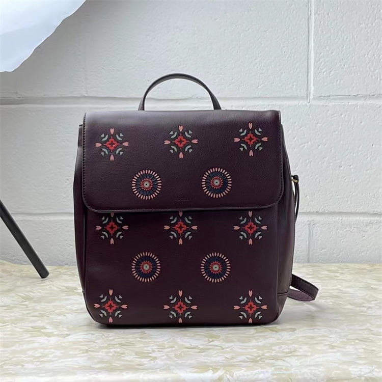 fossil claire backpack tan