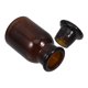 thumbnail image 3 of Botella de agua de boca ancha Botella de agua Botella de suero Botella de reactivo ámbar de boca ancha Botella de agua Botella de laboratorio de vidrio reutilizable Botella de agua reutilizable, 3 of 8