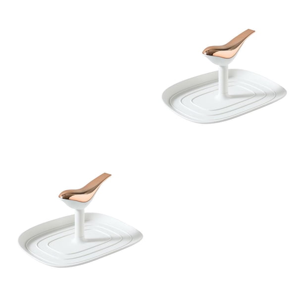 Cateissary Estante para tapa de olla, soporte de cocina, organizador, mostrador, soporte de organización, blanco Blanco 2piezas Cateissary CBP277880