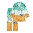 thumbnail image 4 of CAIVO Ice Cream Print Girls 2 Piece Pajama Sets Soft Long Sleeve Tops And Pants Cute Cartoon Sleepwear For Kids Comfortable Nightwear Children Pyjamas, 4 of 4