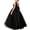 Black, variant on Girls Princess Dresses Cozy Satin Tulle,V Neck Back Big Bow Floor Length Wedding Flower Party Pageant Gown Red 5-6Years
