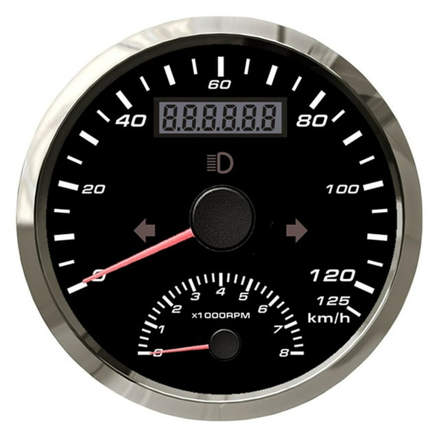 60 Km/h GPS Speedometer Car Truck Boat ATV Digital Gauge With 4000 RPM Tachometer 9-32V ,High Precision