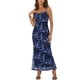 thumbnail image 2 of Vestido Maxi Floral Sin Mangas Bodycon de Mujer INSPIRE CHIC XS Negro Azul, 2 of 6