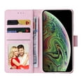 thumbnail image 4 of Dteck Leather Wallet Case for iPhone XS Max Stylish Flower Floral Butterfly Pattern,Kickstand Card Slots Handstrap Folding Shockproof Durable Case for Girls Women For iPhone XS Max,B, 4 of 7
