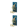 thumbnail image 4 of Yuarrent Gancho de pared Sticky Save Space Colgador impermeable de doble capa Sin rastro Fuerte ventosa Estante de pared para baño Cocina Animal 1 2Conjunto, 4 of 6