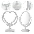 thumbnail image 3 of EeaseCA 2PCS Tabletop Makeup Mirror Elegant Double-sided Mirror Rotatable Makeup Mirror, 3 of 7