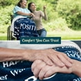 thumbnail image 5 of PAVILIA Healing Blanket, Get Well Soon Gift Blanket for Women, Men | Warm Hugs Inspirational Gift, Soft Sherpa Fleece Throw with Positive Energy, Comfort, Love for Recovery (50x60, Navy Blue, 5 of 7