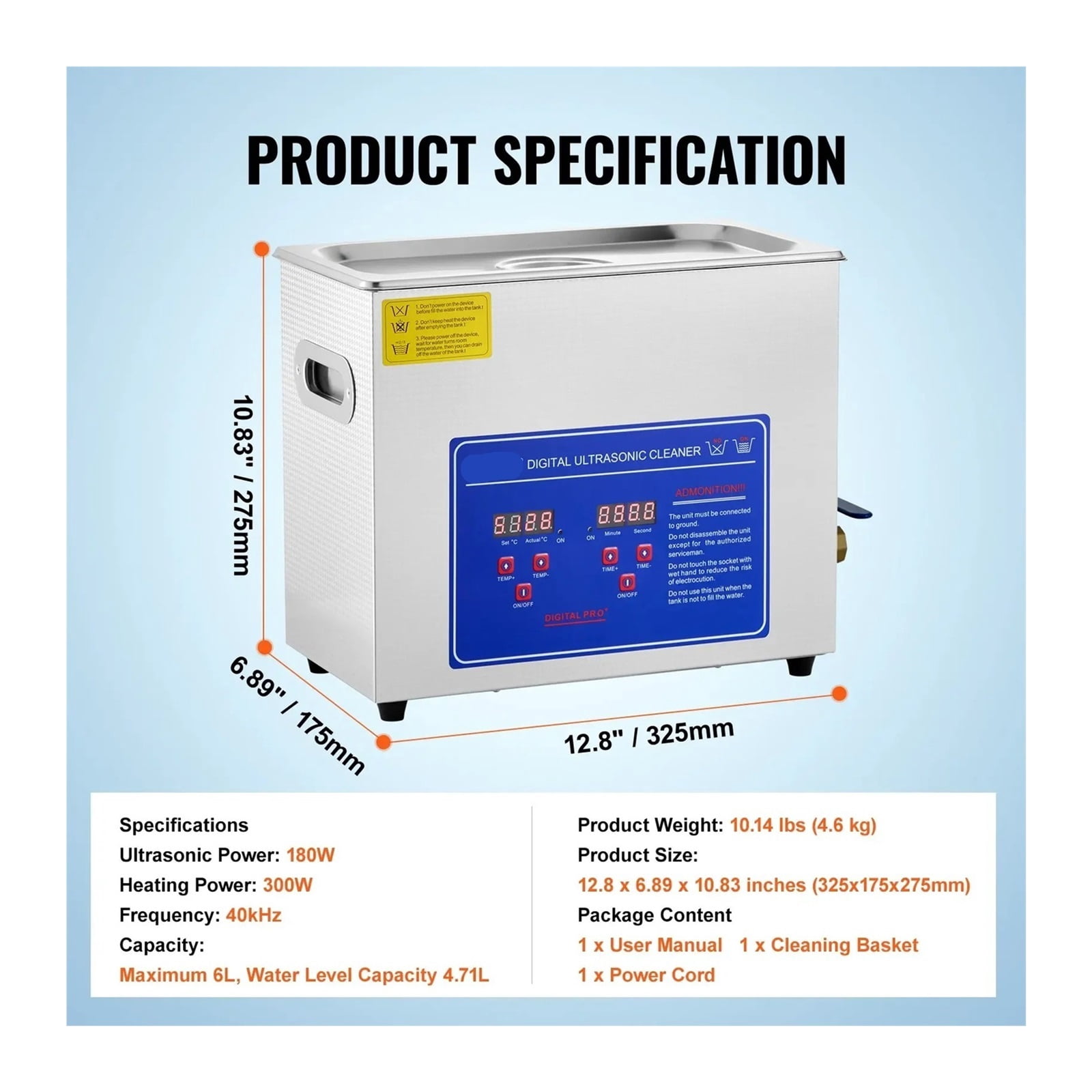 1.3-30L Ultrasonic Cleaner Home Appliance Ultrasound Cleaner Ultrasound Cleaning Machine Portable Washing Machine