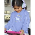 thumbnail image 2 of Unicorn With Clock Hours Hoodie Juniors -Image by Shutterstock,  Large, 2 of 4