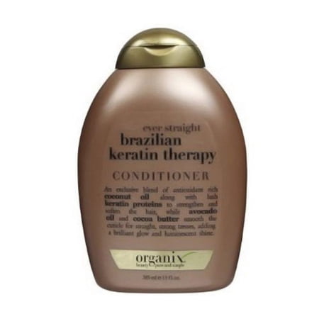 Ogx Conditioner Brazilian Keratin Therapy 13 Ounce (384ml) (3 Pack)