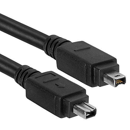 Pack of Two 3-Foot IEEE-1394 9-Pin to 9-Pin FireWire 800/800 Cable Clear 