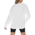 thumbnail image 2 of Women's-Gameday Couture  White Inter Miami CF Shining Spirit Oversized Long Sleeve T-Shirt, 2 of 3