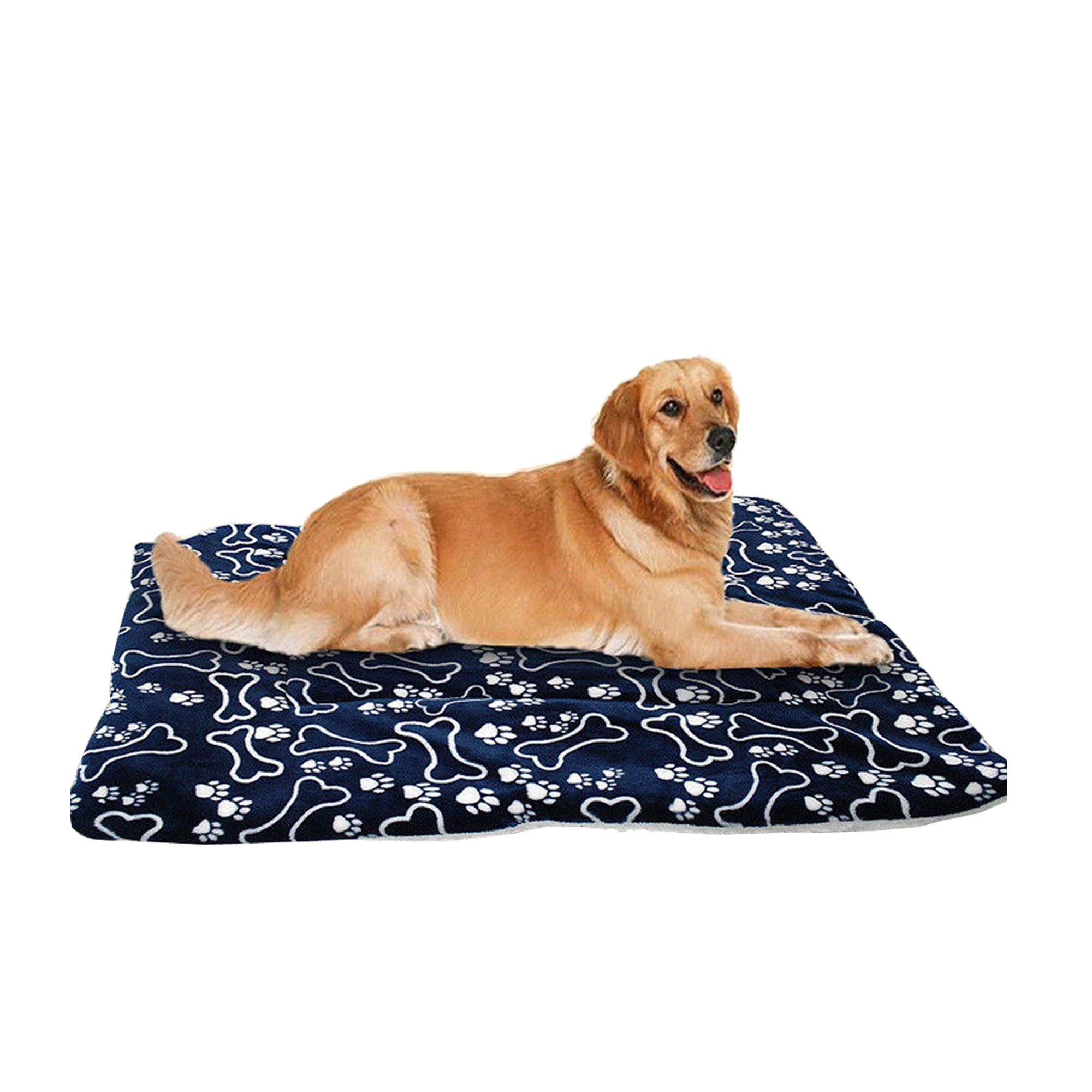 Jamlynbo Dog Cat Bed Soft Warm Pet Mattress Kennel Puppy Cushion Sleeping Mat for Small Medium