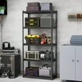 thumbnail image 3 of Gymax Étagère de Rangement à 5 Niveaux, Étagère Utilitaire de Rangement Robuste avec Dispositif Anti-Basculement, 3 of 10