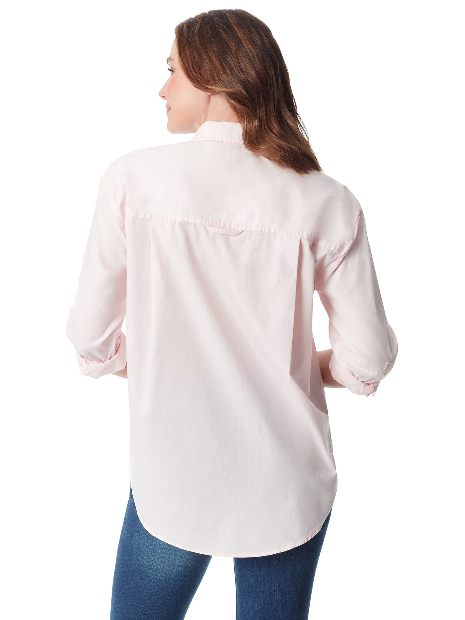 Gloria Vanderbilt Swan Series Women's Amanda Oversized Shirt, Sizes S-XXXL