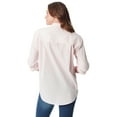 thumbnail image 2 of Gloria Vanderbilt Swan Series Women's Amanda Oversized Shirt, Sizes S-XXXL, 2 of 3