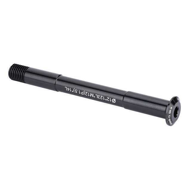 Accesorio de palanca de eje pasante de horquilla de tubo de bujes delanteros de bicicleta 12 * 123L * M12 (1,5) * 14L