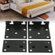 thumbnail image 5 of Soporte Para Muebles, 8x9cm/3.1x3.5in Soporte De Hardware Resistente Al Desgaste Para Barandilla De Cama Para Marco De Cama De Madera Para Cabecero EOTVIA Home Supplies, 5 of 8