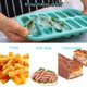 thumbnail image 3 of 3x Bandeja de cubitos de hielo de silicona verde, molde para cubitos de hielo con tapas, molde para salchichas y perritos calientes, apto para lavavajillas y horno, adecuado para botellas de agua, 3 of 5