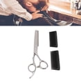 thumbnail image 1 of Barber Haircut Kit, Stainless Steel Hair Cutting Scissors Kit Simple To Use Comfortable Grip Accurate Cutting  for Home Salon Use, 1 of 7
