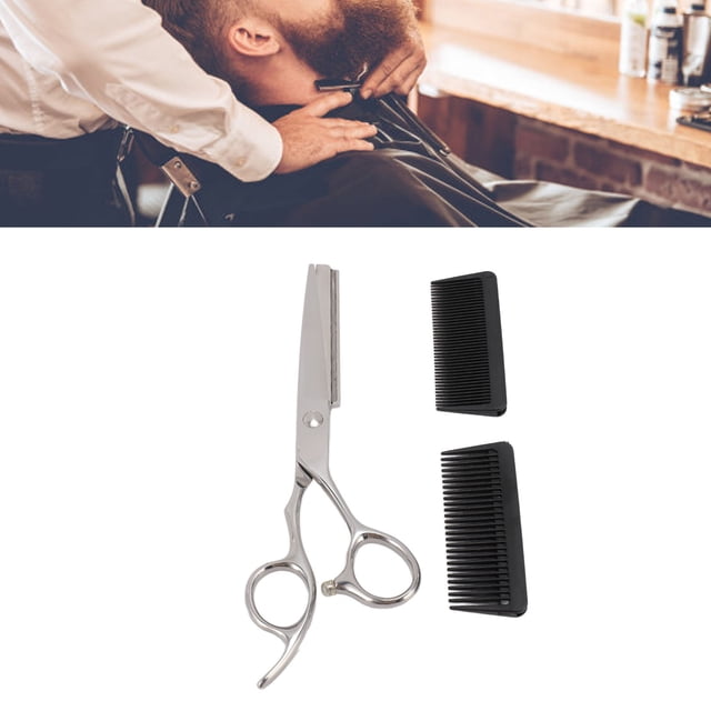 Barber Haircut Kit, Stainless Steel Hair Cutting Scissors Kit Simple To Use Comfortable Grip Accurate Cutting for Home Salon Use