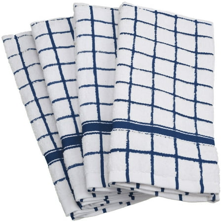 Kitchen Set Pattern - DII Terry Kitchen Dishtowel Set, Set of 4, 15
