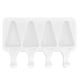 thumbnail image 1 of Multi Grid Silicone Ice Bar Mold Heat Resistant Ice Cream Making Mold Kitchen DIY Tool(4Grid Triangular ), 1 of 5