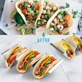 thumbnail image 2 of Soporte, Rejillas Con Asas, Juego De 4 Bandejas Para Servir De Acero Inoxidable, Platos Para Tacos Fáciles De Llenar, Parrilla Para Horno Apto Para Lavavajillas, Tiene Capacidad Pa, 2 of 5
