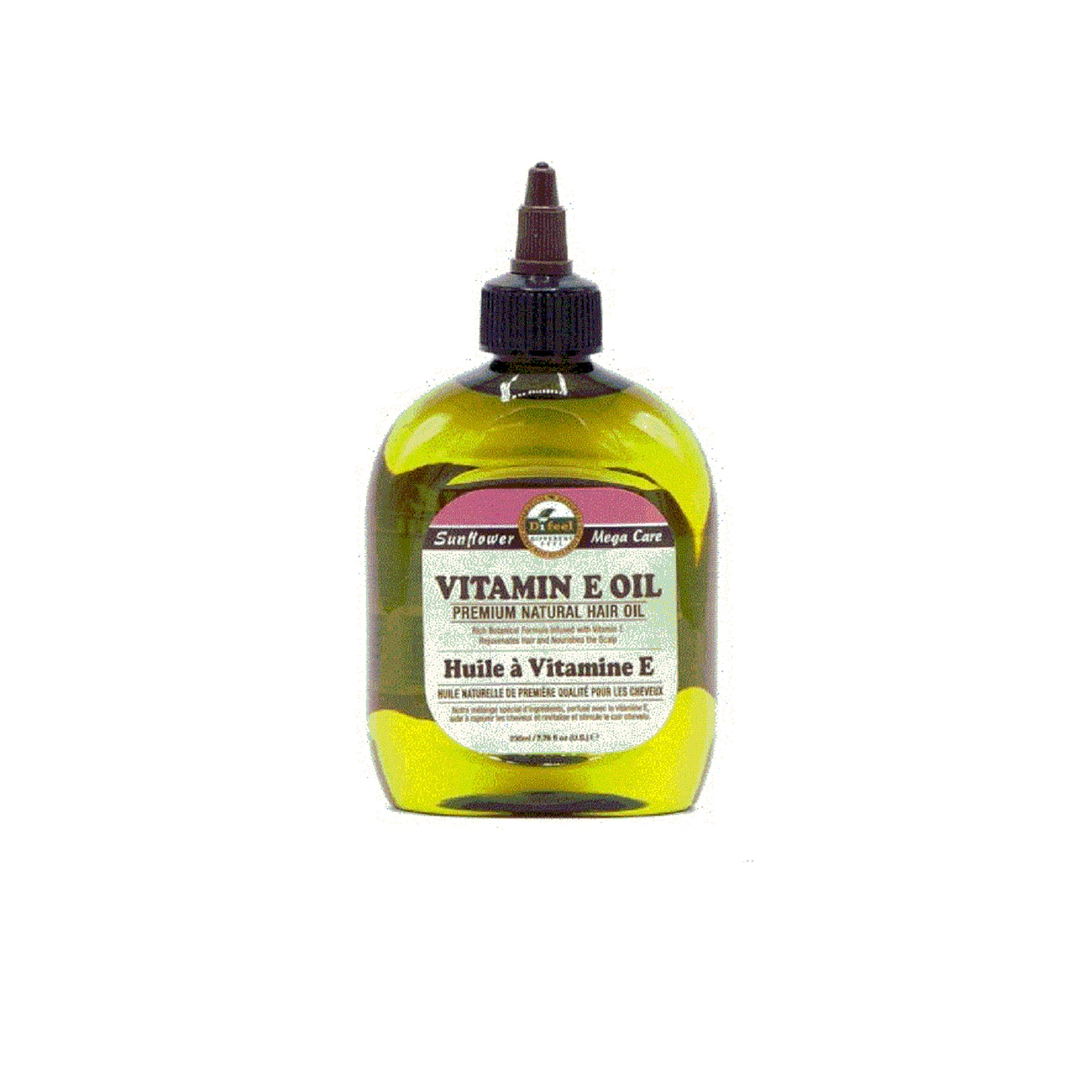 Sunflower Difeel Premium Natural Hair Oil Vitamin E Oil 7 78oz