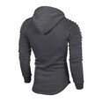 thumbnail image 3 of Vedolay Sweatshirt for Men Plus Size Long Sleeve Crewneck Tunic Gray,L, 3 of 3