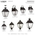 thumbnail image 4 of Livex Lighting Mansfield 3 Light Outdoor Post Lantern, 4 of 9