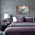 thumbnail image 5 of 12x18 inch Oil Paintings On Canvas Hummingbirds & Flowers Garden Decor,Farmhouse Garden Yard Accessory,Home Bedroom,Garden Yard Wall Decor Painting Prints,Gifts For Flower & Birds Enthusiast, 5 of 6