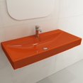 thumbnail image 6 of BOCCHI 1079-012-0126 Scala Arch 39.75 Wall-Mounted Fireclay Sink In Orange, 6 of 7
