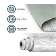 thumbnail image 6 of MOYISHI Countertop Vinyl Laminate Sheet | Peel & Stick | Durable Self-Adhesive Paper Resists Heat, Stains, Water | Kitchen & Bath | 30” x 132” | Marble Design | Grey (12ft), 6 of 7