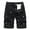 Black, variant on AXXD Mens Casual Shorts Khaki Plus Size Cargo Shorts Multi-Pockets Relaxed Summer Beach Shorts New Arrival