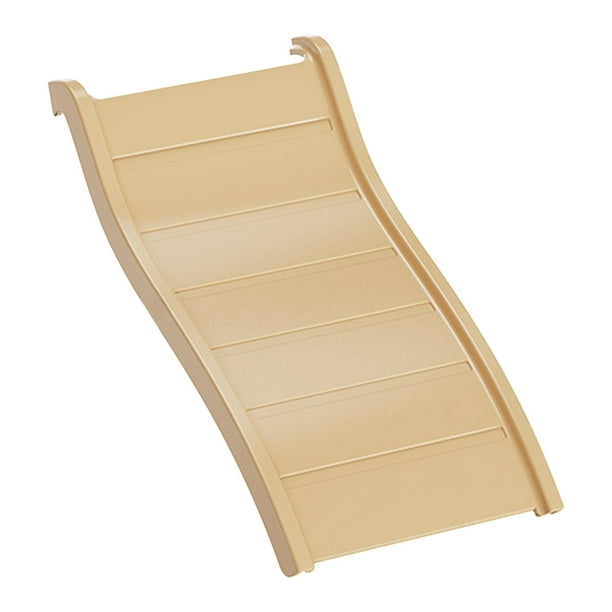 Escalera para hámster, escalera de juego para animales, decoración de hábitat, paisajismo, resistente Marrón