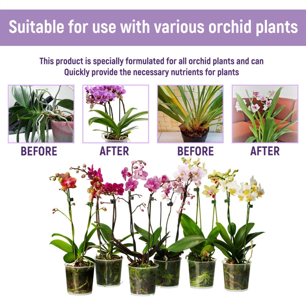 Orchid Growth Nutrient Fertilizer Natural Ingredients Root Boost