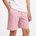 thumbnail image 5 of ITSAME Shorts for Boys Girls, Knitting Cotton Loose Fit Elastic Waist Summer Comfort Casual Shorts Pink Size 12-13, 5 of 6