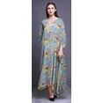 thumbnail image 2 of Bimba LadiesKaftanHoliday Loungewear Maxi Dress Beach Coverup, 2 of 5
