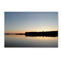 Trademark Fine Art 'Moosehead Lake Sunset' Canvas Art by Nicole Dietz