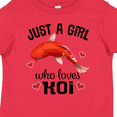 thumbnail image 4 of Inktastic Just a Girl Who Loves Koi Fish Girls Toddler T-Shirt, 4 of 5