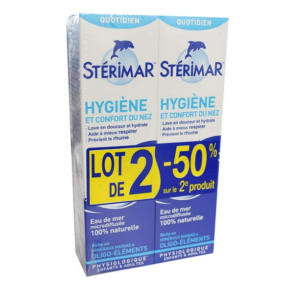 Set de higiene nasal Stérimar de 2 x 100 ml para bebés y alergias