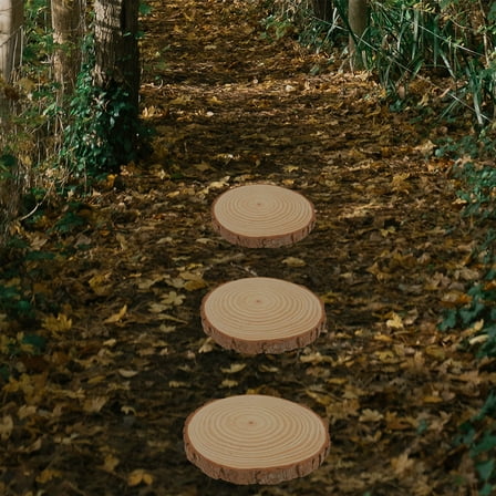 HAKIDZEL Lawn Paver Wood Beige 2Pcs