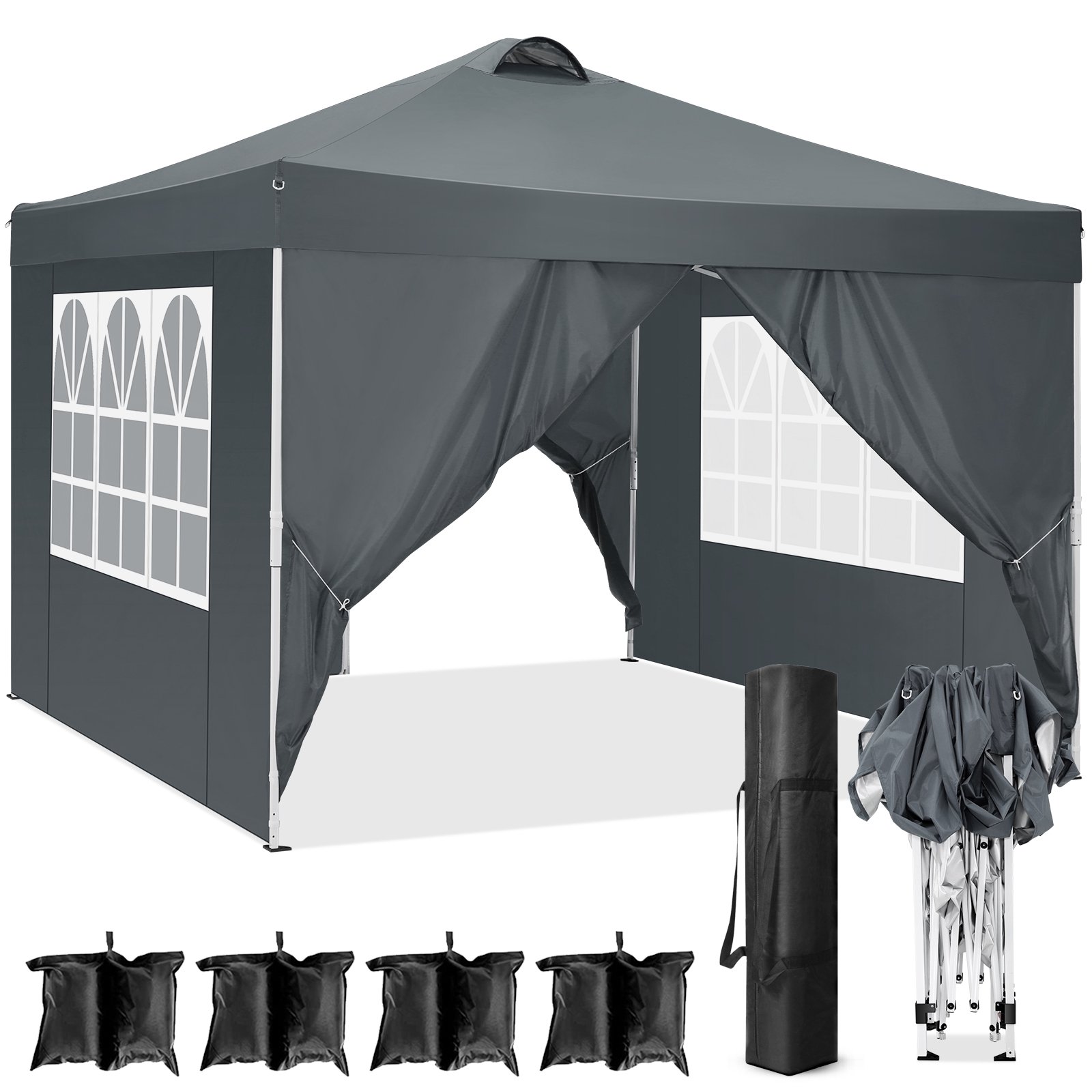 SANOPY 10'x10' Canopy Party Tent Popup Canopy Commercial Instant
