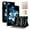 C, variant on Case for iPad Pro 13 2025 M5 / iPad Pro 13 2024 M4, Slim Kickstand PU Leather Flower Butterfly Pattern Heavy Duty Protection Folio Cover, with 2 Card Slots & Elastic Band & Stylus Slot - C