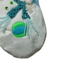 thumbnail image 4 of Northlight 21" Blue and White "Baby's First Christmas" Snowman Stocking, 4 of 5